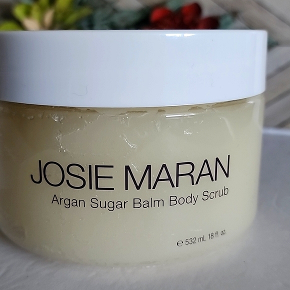 Josie Maran Luxury Size Argan Sugar Balm Body Scrub New Sealed - Picture 4 of 8